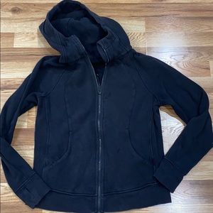 Lulu lemon scuba hoodie size 10 black
